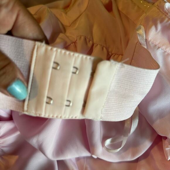 Tevolio Blush Pink Strapless Formal Dress - Picture 6 of 8